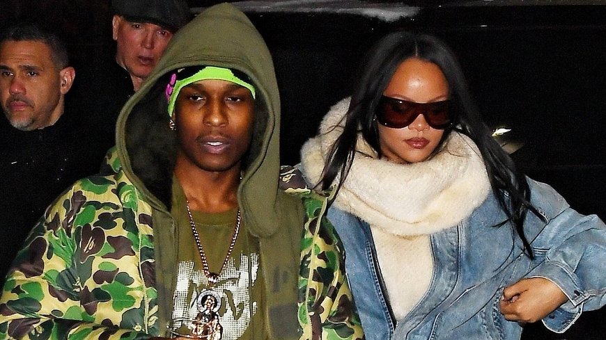 A$AP Rocky carries a bottle of Casamigos tequila as he leaves date night with stylish Rihanna in New York