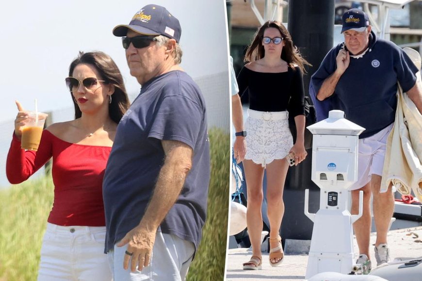 Bill Belichick, Jordon Hudson make surprise appearance