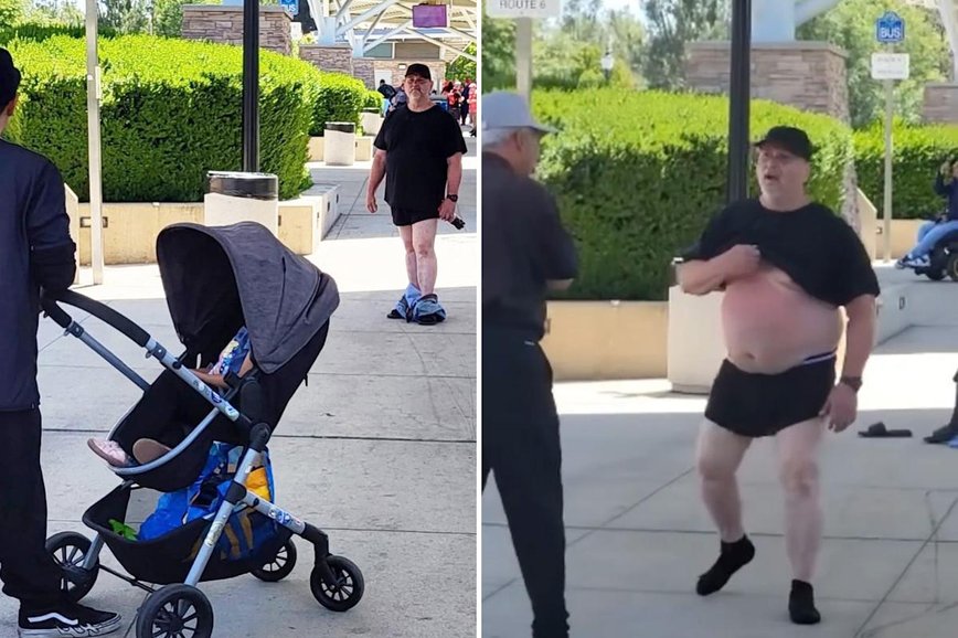 Shocking Showdown at SoCal Bus Stop: Man Arrested for Indecent Exposure