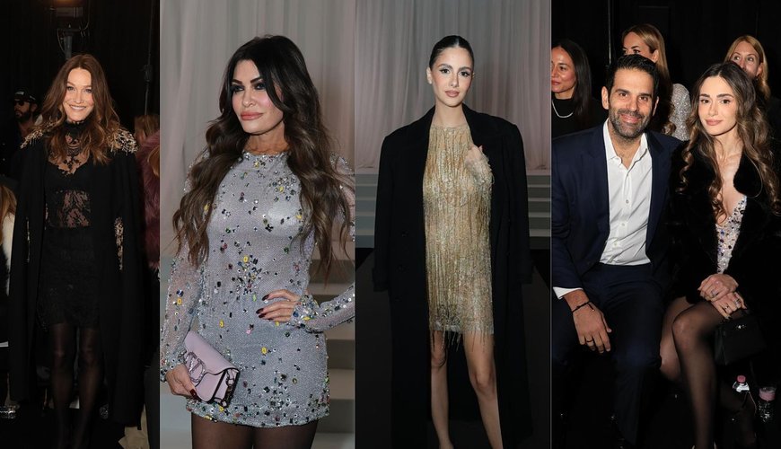 Star-Studded Glamour: Carla Bruni and Kimberly Guilfoyle Shine at Celia Kritharioti's Paris Couture Extravaganza