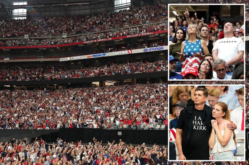 Charlie Kirk Memorial Packs Arizona with 200K Mourners – Trump and Widow Erika Honor a ‘Patriot’