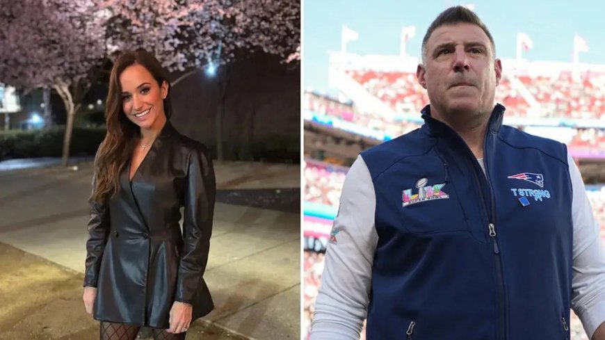 Dianna Russini and Mike Vrabel