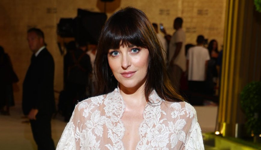 Dakota Johnson Stuns in Ethereal Lace at Saudi Gala