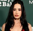 Demi Lovato Steals the Spotlight in a Bold Vintage Red Gown at LA Gala