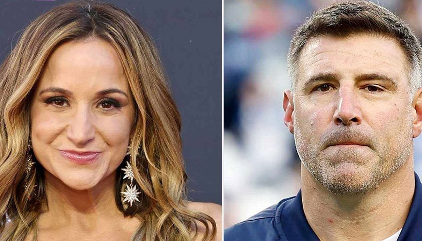 Dianna Russini and Mike Vrabel