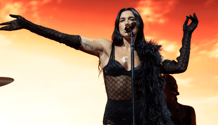 Dua Lipa's Show-Stopping Gucci Moment: The Thong Peek That Stole Instagram