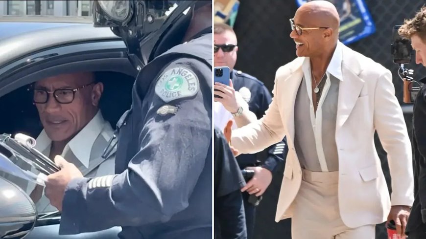 Dwayne Johnson Got Pulled Over In Hollywood