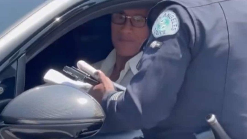 The Rock's Hollywood Adventure: Walk of Fame to Police Stop
