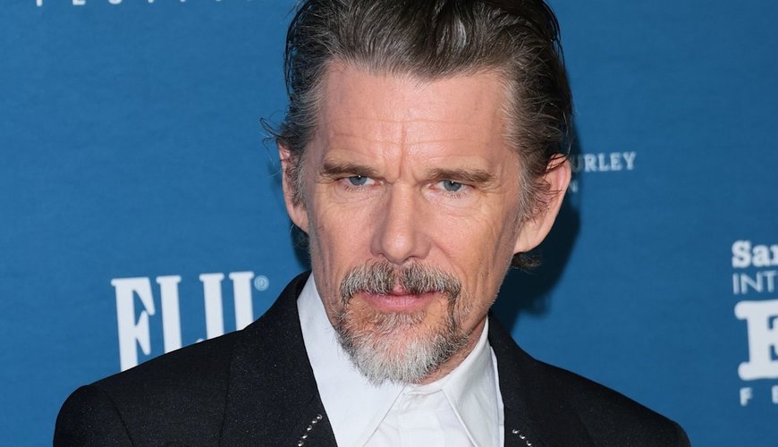 Ethan Hawke Shines with His Daughters at Santa Barbara Film Fest