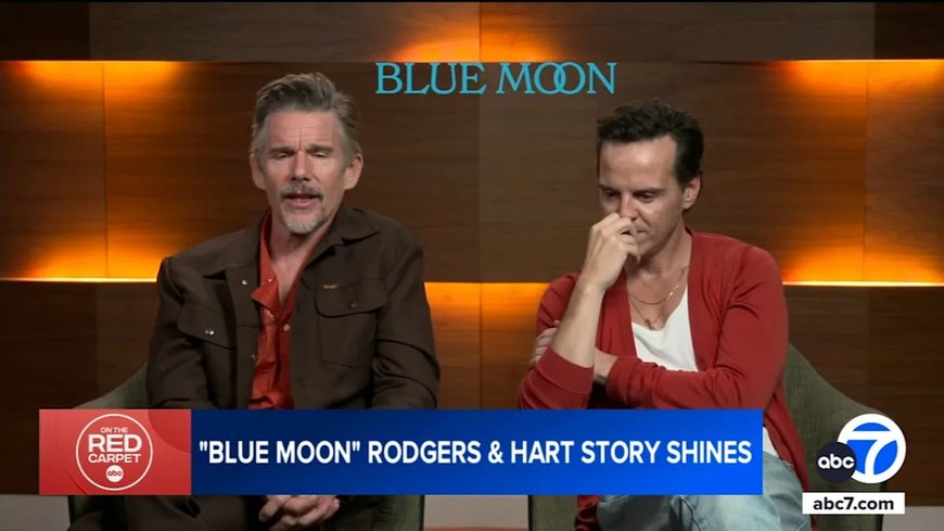 Ethan Hawke, Richard Linklater team up for 8th time in new Rodgers and Hart movie, 'Blue Moon'