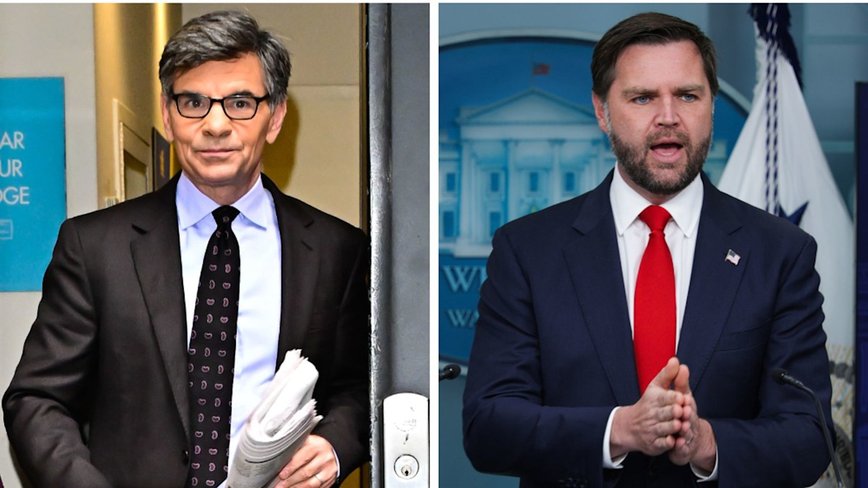 George Stephanopoulos and J.D. Vance Clash Hard Over Border Czar Scandal on Live TV