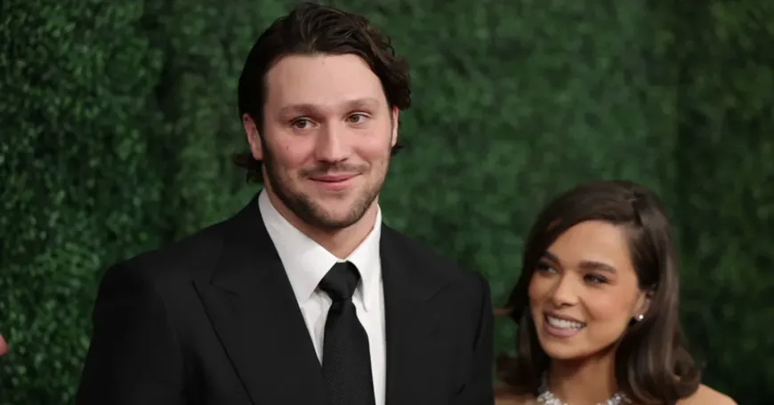 Josh Allen and Hailee Steinfeld