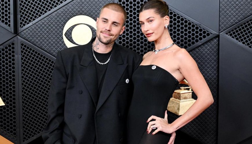 Hailey and Justin Bieber Rock 'ICE Out' Red Carpet Fashion at Grammys 2026
