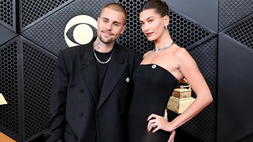Hailey and Justin Bieber Rock 'ICE Out' Red Carpet Fashion at Grammys 2026