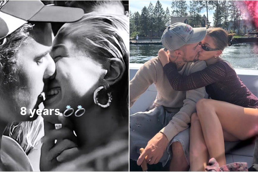 Hailey Bieber Celebrates 8-Year Engagement Anniversary with Justin Bieber in Sweet IG Post