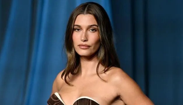 Hailey Bieber Wows in Barely-There Mesh Flats for Chic Alaïa Campaign