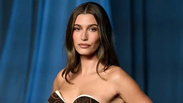 Hailey Bieber Wows in Barely-There Mesh Flats for Chic Alaïa Campaign