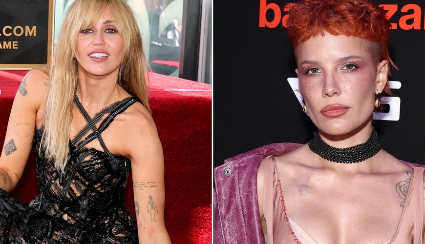 Miley Cyrus Makes a Run for It at Halsey's House Party: A Night to Remember