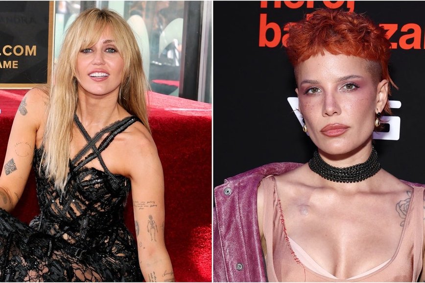 Miley Cyrus Makes a Run for It at Halsey's House Party: A Night to Remember
