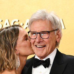 Harrison Ford and Calista Flockhart Light Up the SAG Red Carpet with Rare Appearance