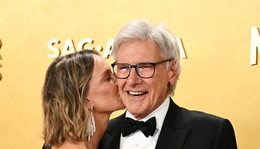 Harrison Ford and Calista Flockhart Light Up the SAG Red Carpet with Rare Appearance