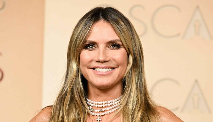 Heidi Klum Sparkles at Oscars Return with Dazzling Pearl Dress