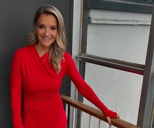 Helen Skelton Sizzles in Red-Hot Wrap Dress on BBC Morning Live