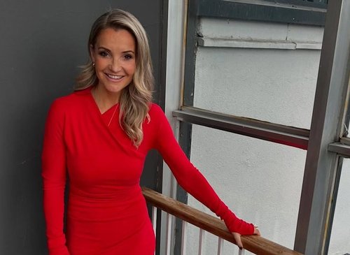 Helen Skelton Sizzles in Red-Hot Wrap Dress on BBC Morning Live