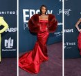 Iman Steals the Show in Scarlet at the Ebony Power 100 Gala