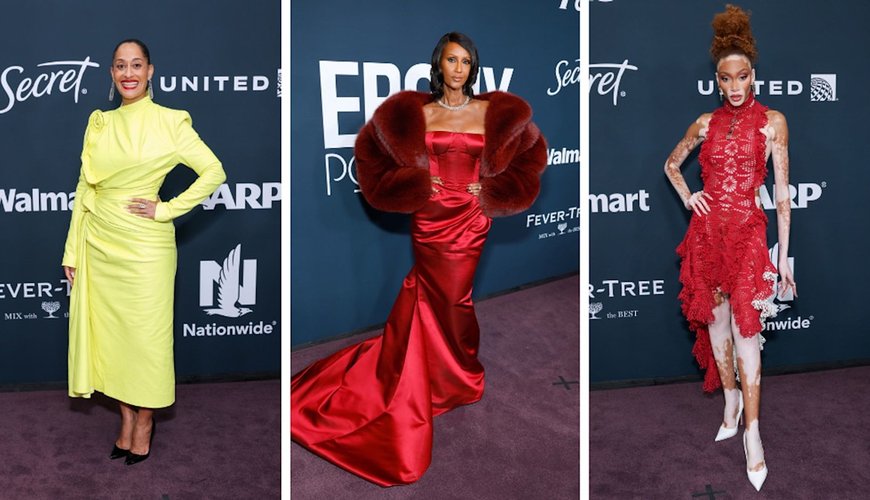 Iman Steals the Show in Scarlet at the Ebony Power 100 Gala