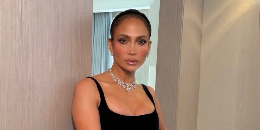 J.Lo Stuns in a Glam Black Gown at Swift-Kelce's Star-Studded NYC Wedding