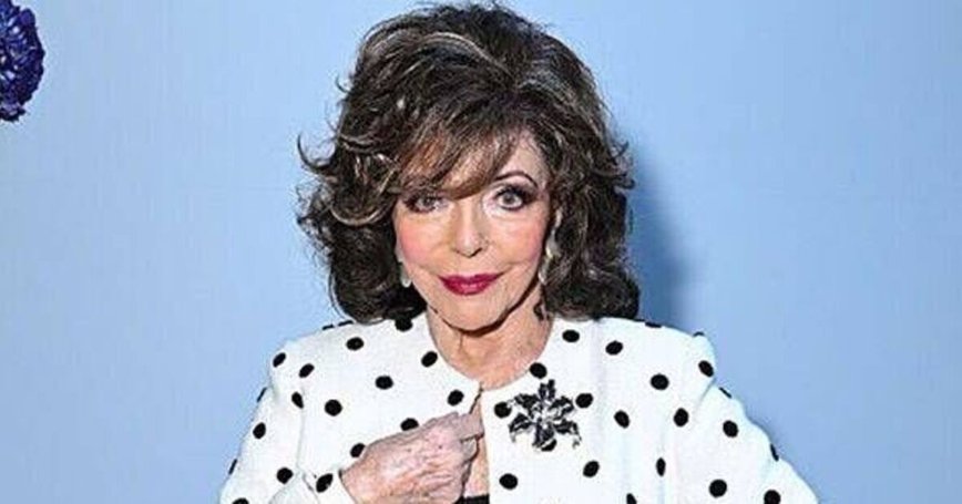 Joan Collins Stuns at Star-Studded Golden Globes Brunch
