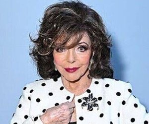 Joan Collins Stuns at Star-Studded Golden Globes Brunch