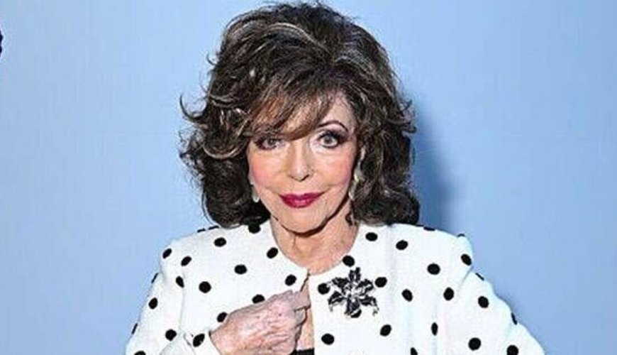 Joan Collins Stuns at Star-Studded Golden Globes Brunch