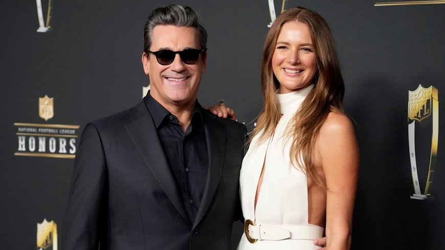 Jon Hamm and Anna Osceola