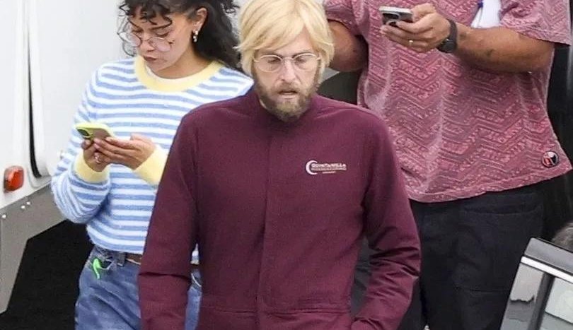 Jonah Hill Turns Heads with Wild Blonde Look on LA Set of 'Cut Off'