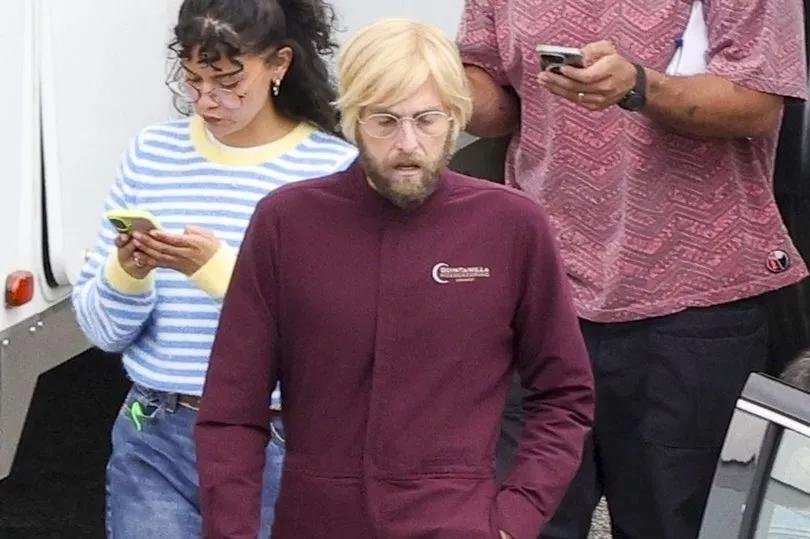 Jonah Hill Turns Heads with Wild Blonde Look on LA Set of 'Cut Off'