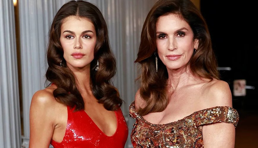 Kaia Gerber and Cindy Crawford Dazzle at LACMA Gala in Glamorous Gowns