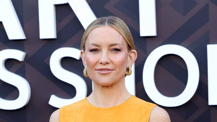Kate Hudson Stuns in Bold Orange Gown at LA Premiere