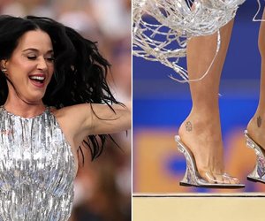 Katy Perry Stuns in Silver and Wedges at the FIFA World Cup