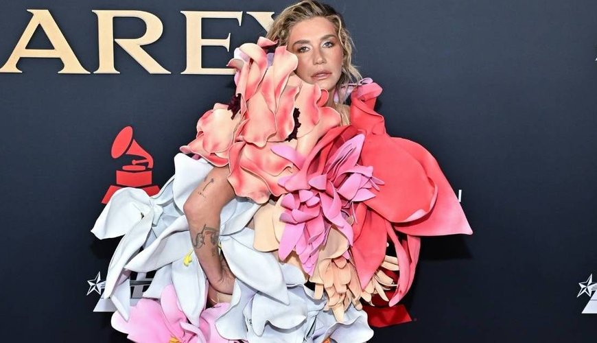 Kesha Blooms on the Red Carpet in Stunning Kilian Kerner Dress