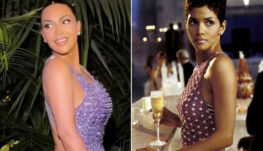 Kim K Steals the Show at Kris Jenner's Bond-Themed Bash