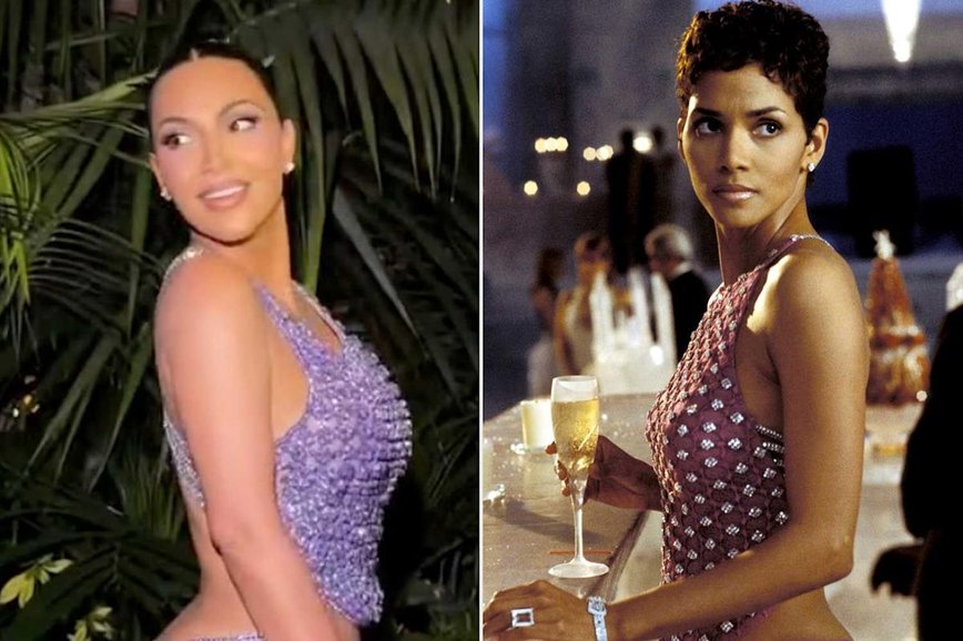 Kim K Steals the Show at Kris Jenner's Bond-Themed Bash