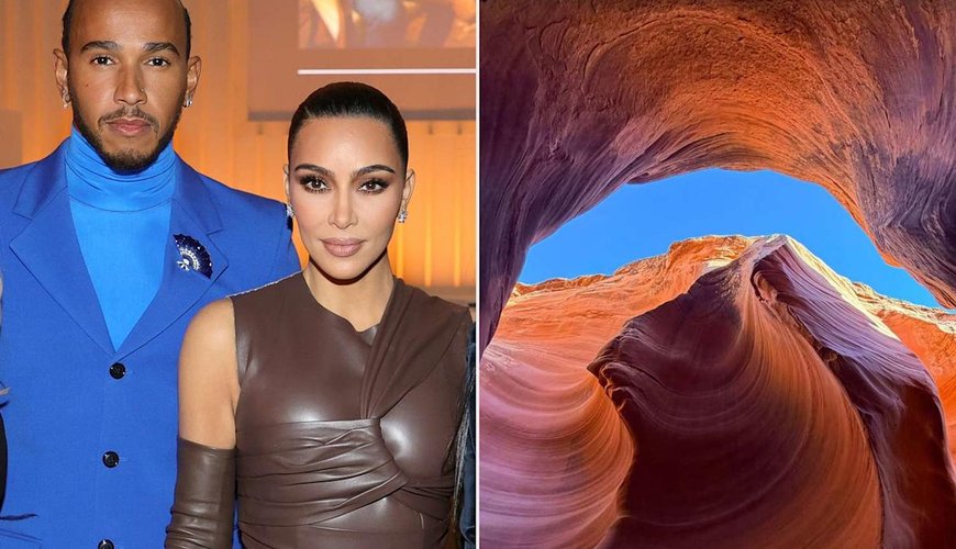 Kim Kardashian and Lewis Hamilton: Desert Sunset Sparks Romance