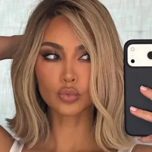 Kim Kardashian Channels Hollywood Glam with Iconic Look