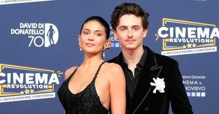 Kylie Jenner and Timothée Chalamet