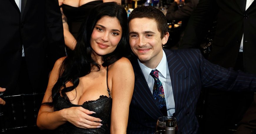 Kylie Jenner and Timothée Chalamet