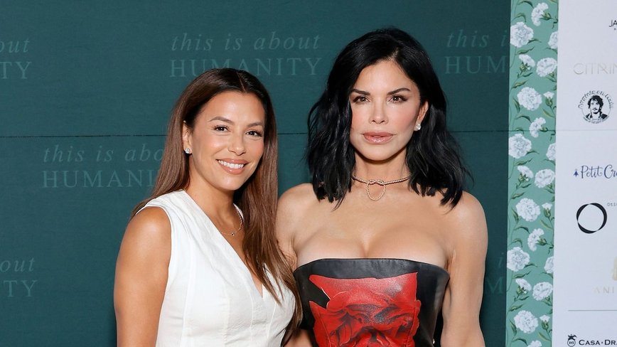 Lauren Sánchez Bezos and Eva Longoria Make a Fashion Statement at Beverly Hills Dinner