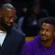 LeBron James Reps Family Vibes on Lakers Bench with Bronny and a Shoutout to Bryce