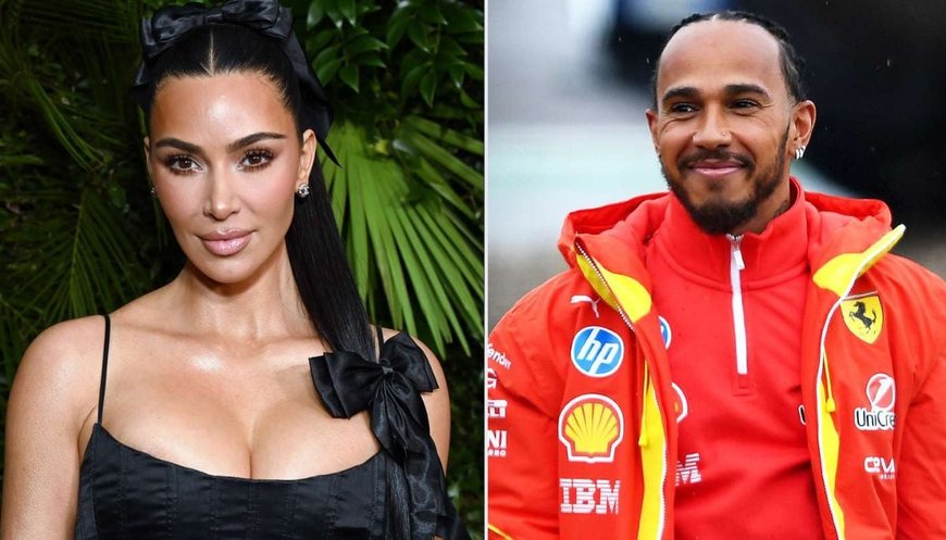 Lewis Hamilton and Kim Kardashian